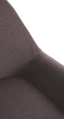 Barhocker Braga Gold Stoff - braun