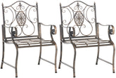 2er Set Gartenst�hle Punjab - bronze by Dropshipping-Europe – Gartenm�bel