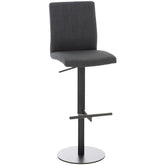 Barhocker Cadiz Stoff schwarz - dunkelgrau