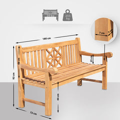 Teakbank Florida 180 cm - teak