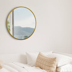 Wandspiegel Elsie M - gold glanz
