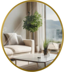 Wandspiegel Elsie M - gold glanz