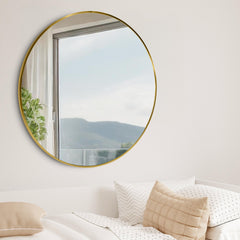 Wandspiegel Elsie XL - gold glanz
