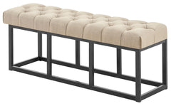 Sitzbank Amun Stoff B120 - taupe