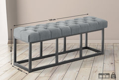 Sitzbank Amun Stoff B120 - dunkelgrau