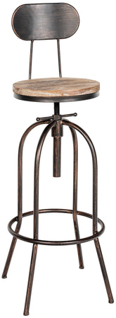 Barhocker Pino, Holz - bronze