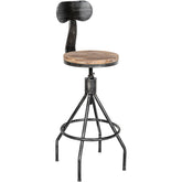 Barhocker Hanam - antik silber