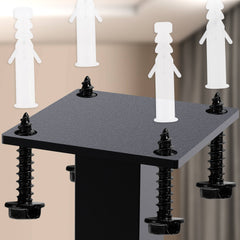 Kleiderstange Fenton 80x80 cm 12er - schwarz