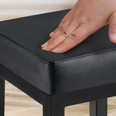 Barhocker Taylor B85 Kunstleder - schwarz