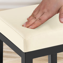 Barhocker Taylor B85 Kunstleder - creme