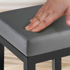 Barhocker Taylor B85 Kunstleder - grau