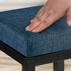 Barhocker Taylor B85 Stoff - blau