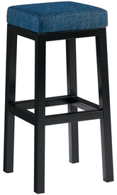 Barhocker Taylor B85 Stoff - blau