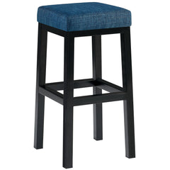 Barhocker Taylor B80 Stoff - blau - InfinityMarket