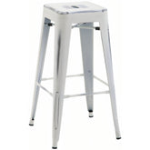 Barhocker Joshua - antik weiß - InfinityMarket