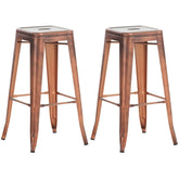 2er Set Barhocker Joshua - kupfer