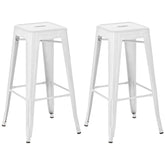 2er Set Barhocker Joshua - weiß