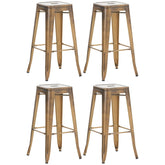 4er Set Barhocker Joshua - gold
