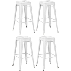 4er Set Barhocker Joshua - weiß