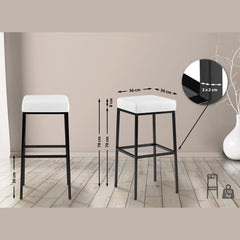 Barhocker Montreal B80 - weiß - InfinityMarket