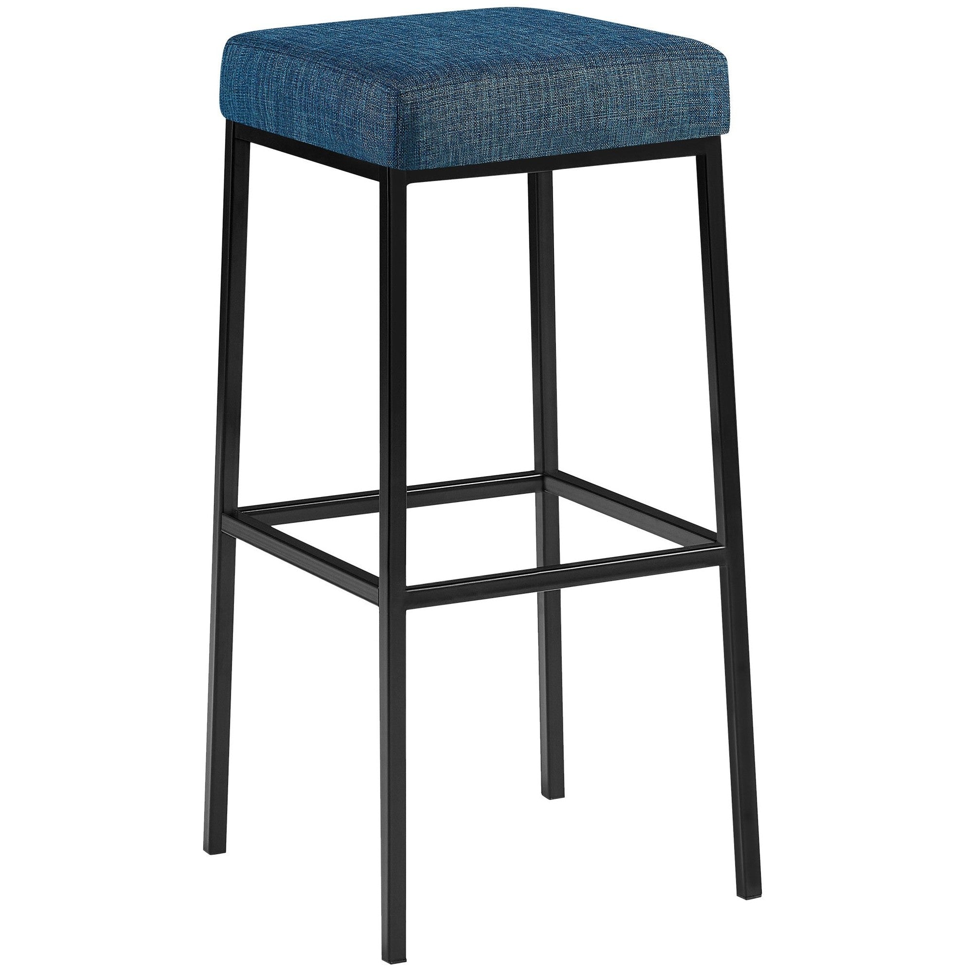 Barhocker Montreal B85 Stoff - blau - InfinityMarket