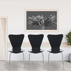 Set di 2 sedie visitatore Calisto nere, perfette per sale d'aspetto, fiere ed eventi con design elegante e senza tempo.
