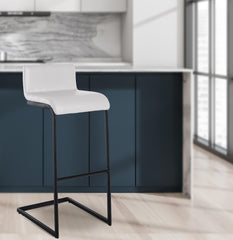 Barhocker Newport Kunstleder B - wei�