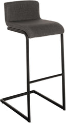 Barhocker Newport Stoff B - dunkelgrau