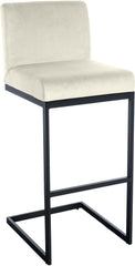Barhocker Hopewell Samt B - creme