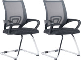 2er Set Besucherstühle Eureka - grau