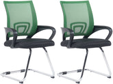 2er Set Besucherstühle Eureka - grün