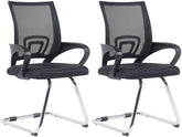 2er Set Besucherstühle Eureka - schwarz