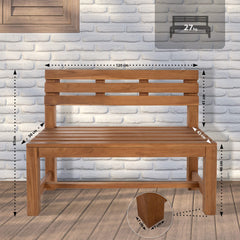 Teakbank Augusta 120 cm - teak