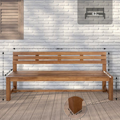 Teakbank Augusta 200 cm - teak