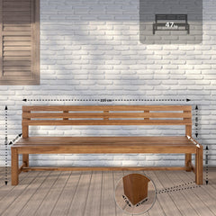 Teakbank Augusta 220 cm - teak