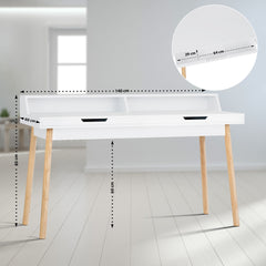 Schreibtisch Eaton 140 cm - weiß