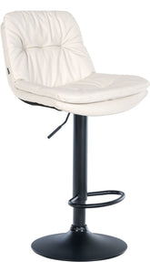 Barhocker Laurel Kunstleder schwarz - wei�