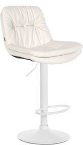 Barhocker Laurel Kunstleder wei� - wei�