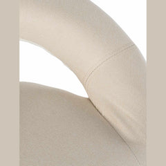 Barhocker Olinda Stoff schwarz - creme