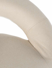 2er Set Barhocker Olinda Stoff schwarz - creme