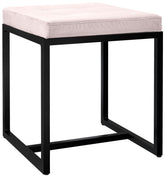 Sitzhocker Barci B Samt - creme