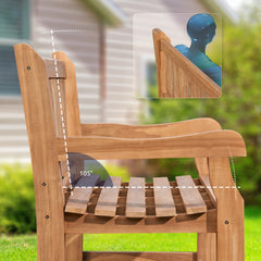 Teakbank Jackson V2 200 cm - teak