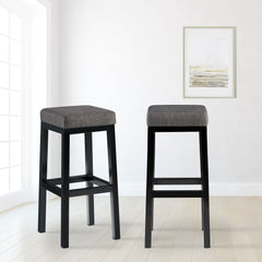 Barhocker Taylor B85 Stoff - grau