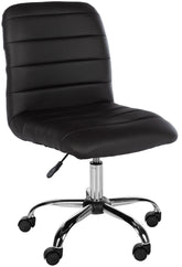 Arbeitshocker Redding Kunstleder - braun
