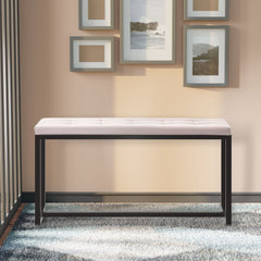 Sitzbank Barci B Kunstleder - grau