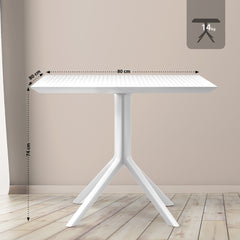 Tisch Sky 80 cm - weiß