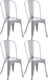 4er Set Stuhl Benedikt - silber