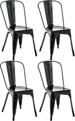 4er Set Stuhl Benedikt - schwarz