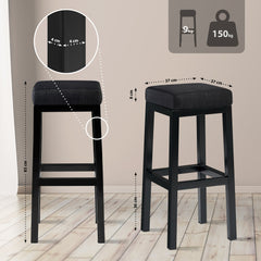 Barhocker Taylor B85 Stoff - dunkelgrau