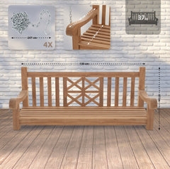 Schaukelbank Farm 150 cm - teak